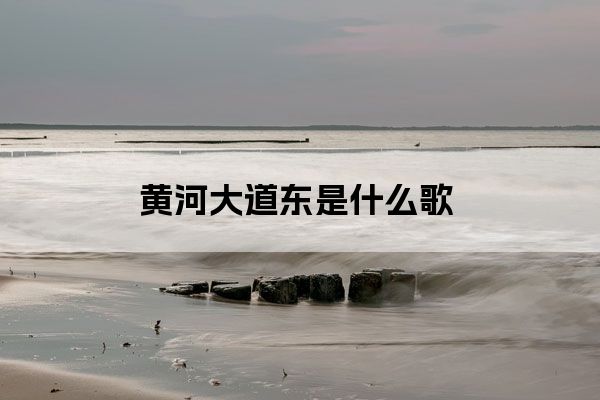 黄河大道东是什么歌