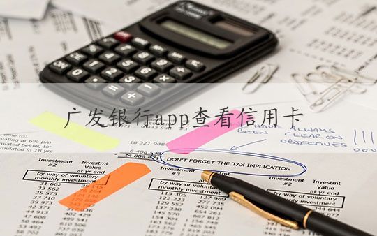 广发银行app查看信用卡还款记录 广发银行app查看信用卡还款记录