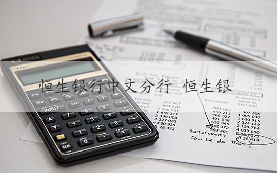 恒生银行中文分行 恒生银行中文分行: 打造金融智慧引擎